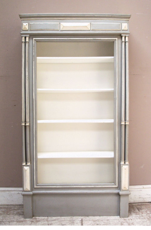 henri ii style open bookcase